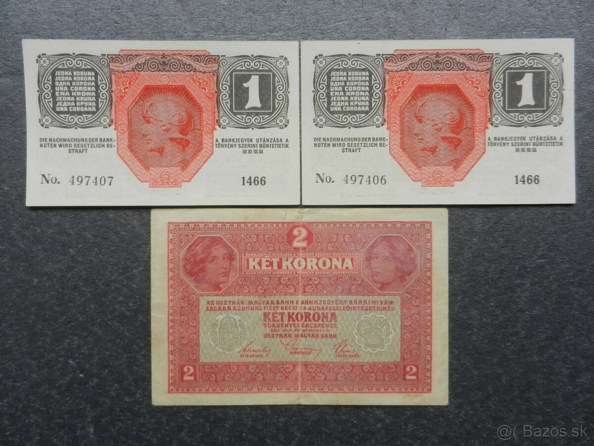 Bankovky RU bez pretlače - 2