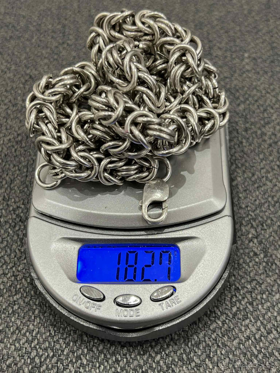 Strieborná reťaz ( 182,70 gramov ) - 2