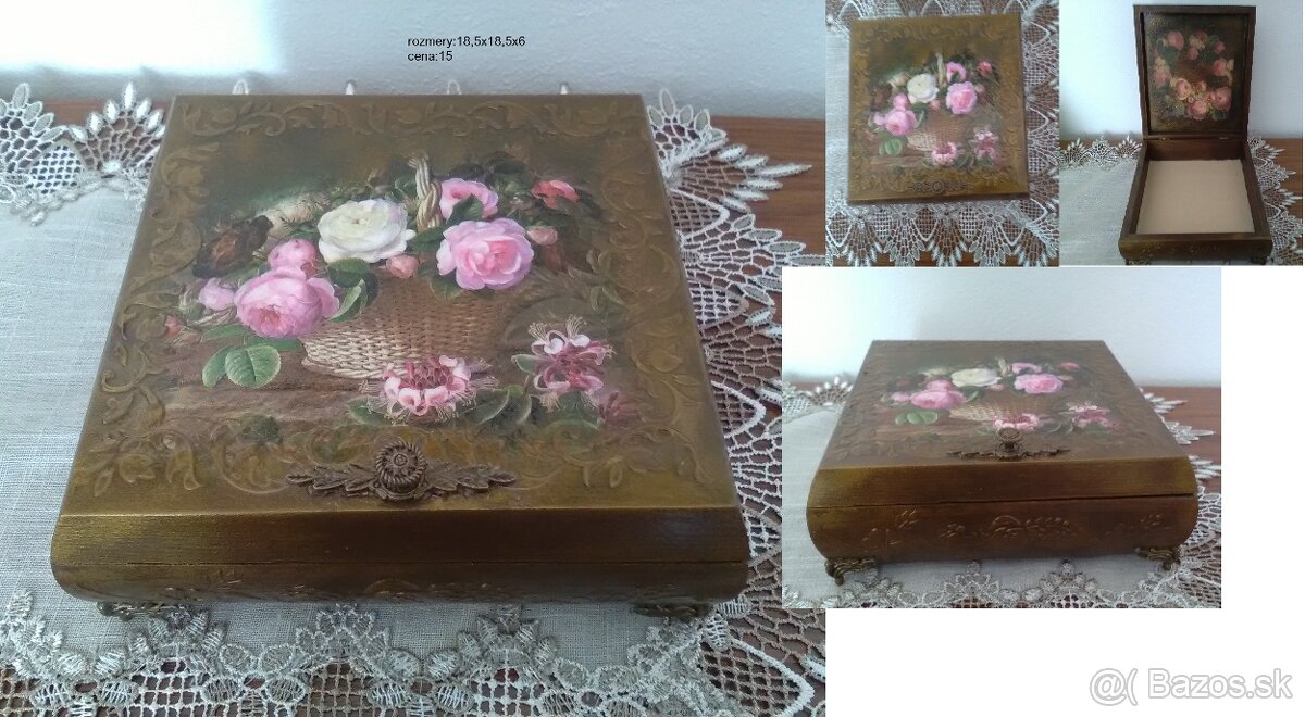 Šperkovnica-dekoračná škatulka - 2