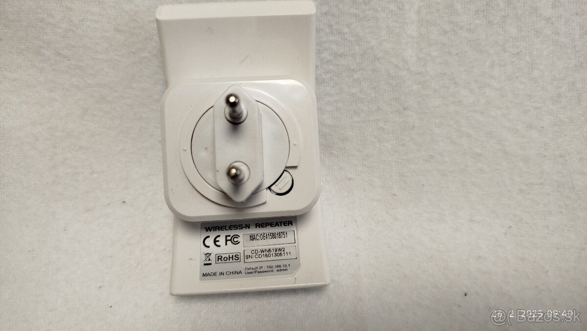 WIFI Repeater do zásuvky - 2