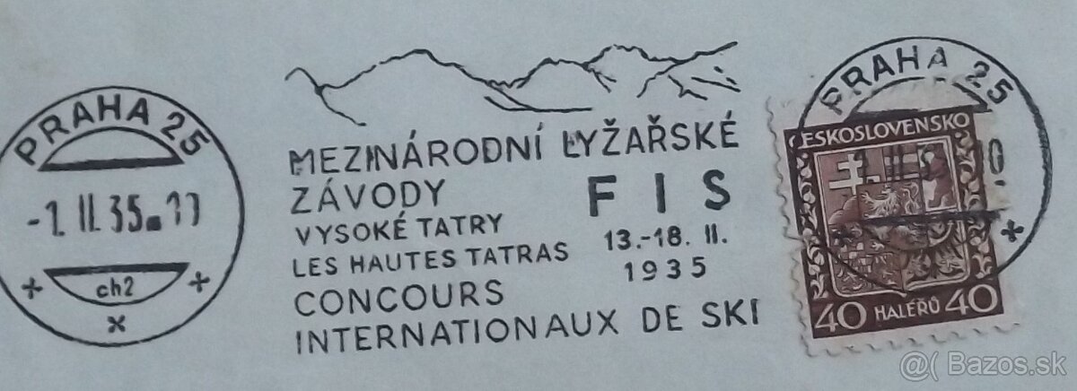 známky - razítko Vysoké Tatry - 2