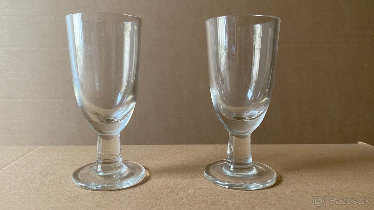 Starožitné grogové poháre - 2