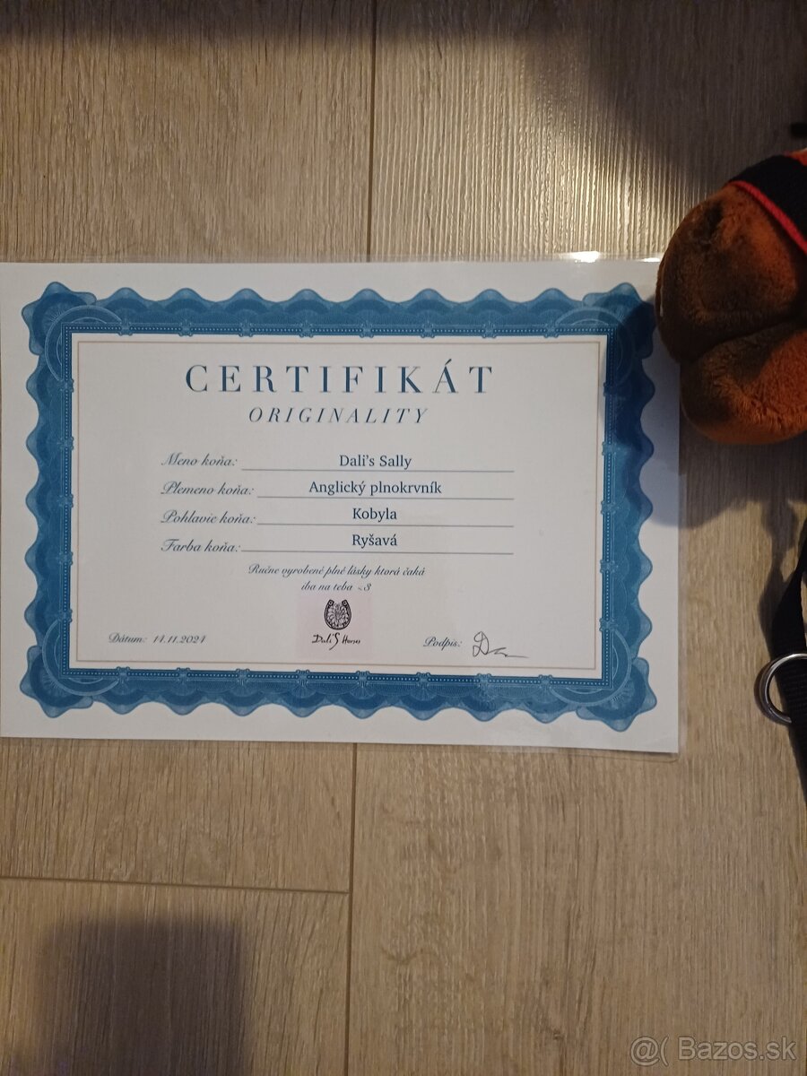 Hobby horse s certifikatom originality - 2