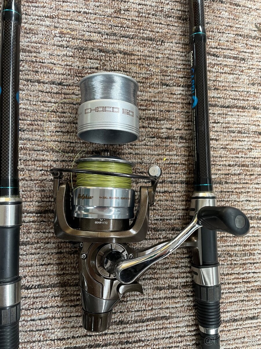 Teleskopické udice-navijaky-puzdro - 2