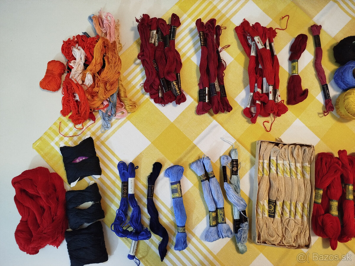 Bavlnky na vyšívanie 3 - 2