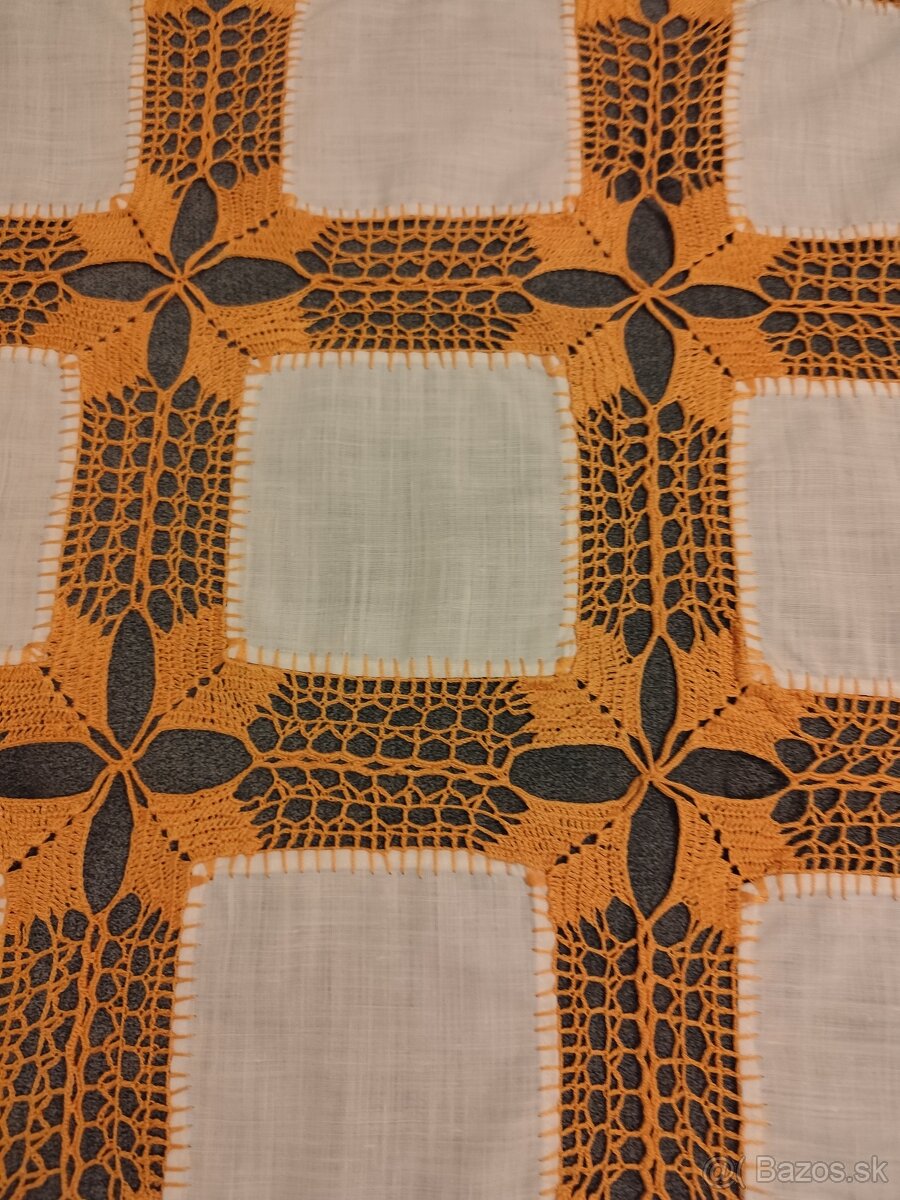 Obrus, ručná práca - 2