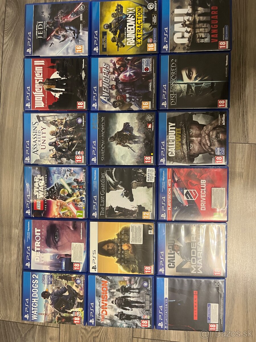 Predám hry na PS4/5 - 2