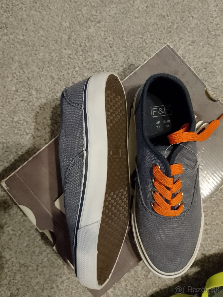 chlapčenské plátenky + žabky - 2