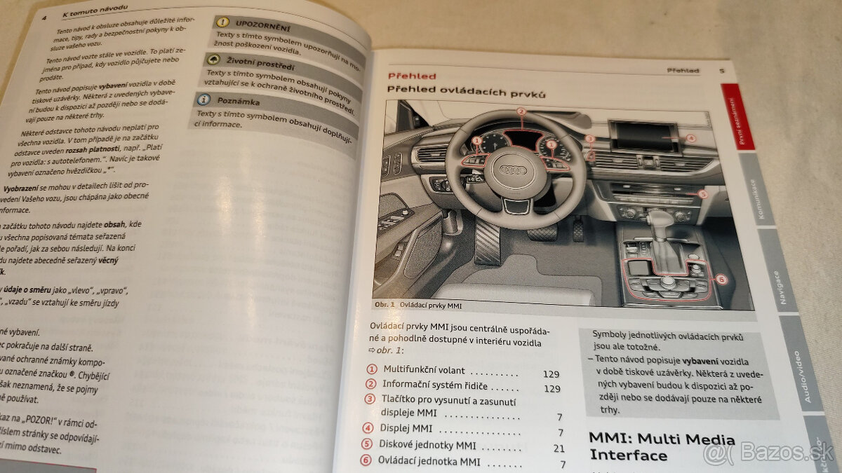 AUDI MMI systém Plus - návod k obsluze multimédií a navigace - 2