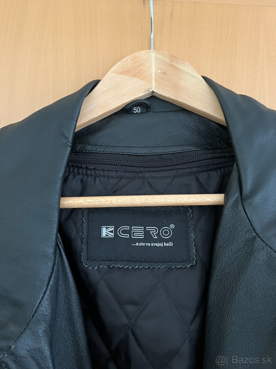 KCERO pánska kožená bunda 50 - 2