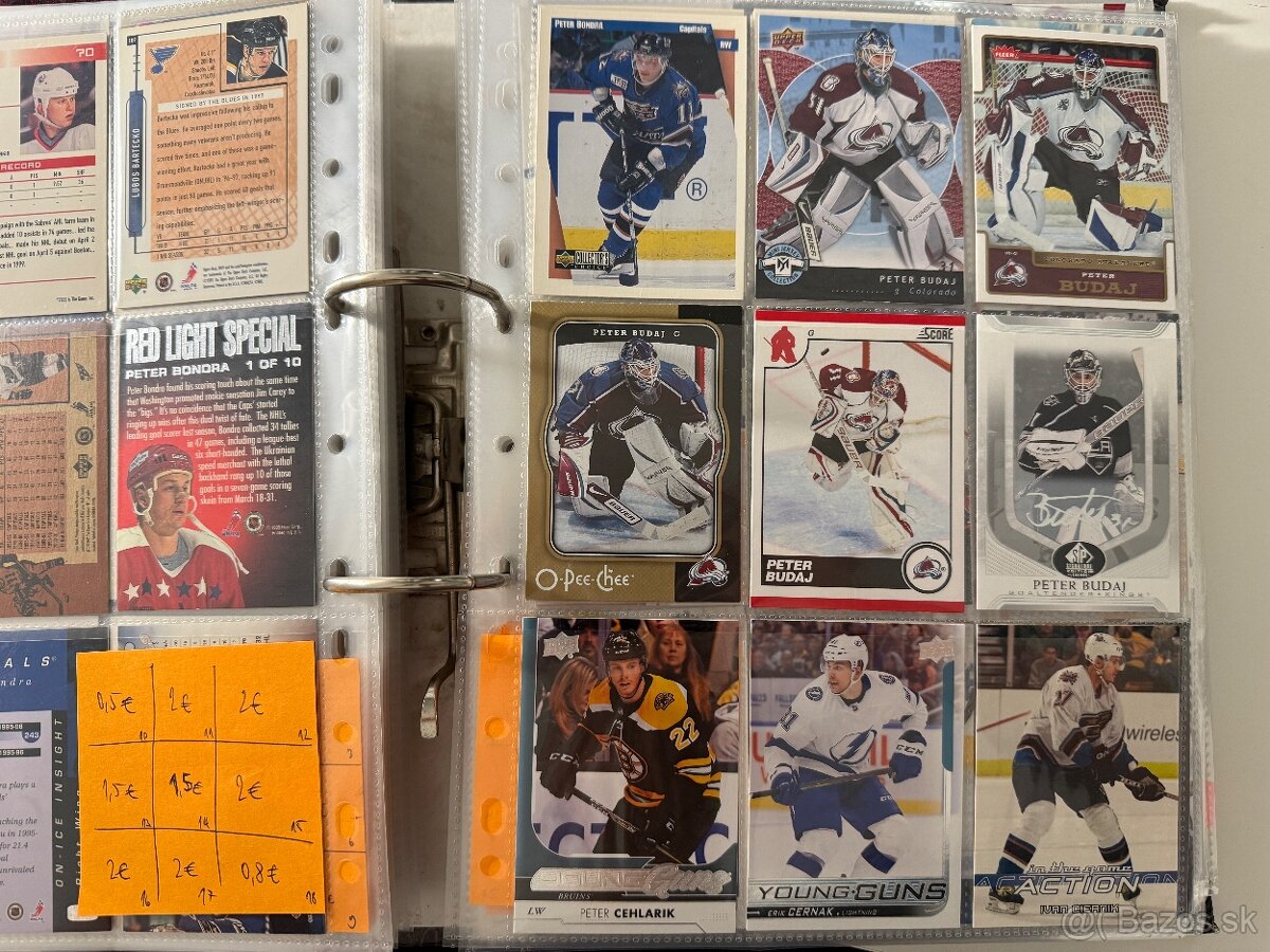 NHL karty - Slovaci - 2