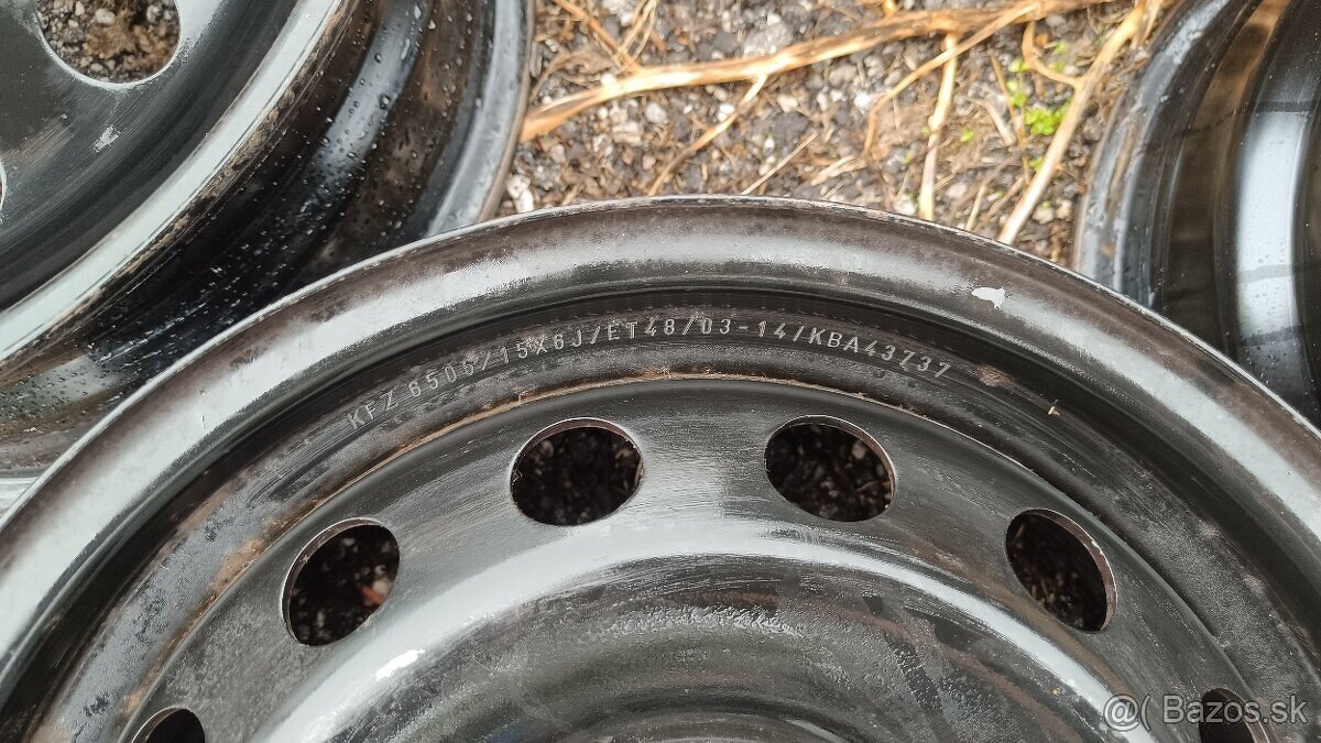 Plechové disky KFZ KROMAG 6505 KIA 6X15 / 5X114.3 ET48 - 2