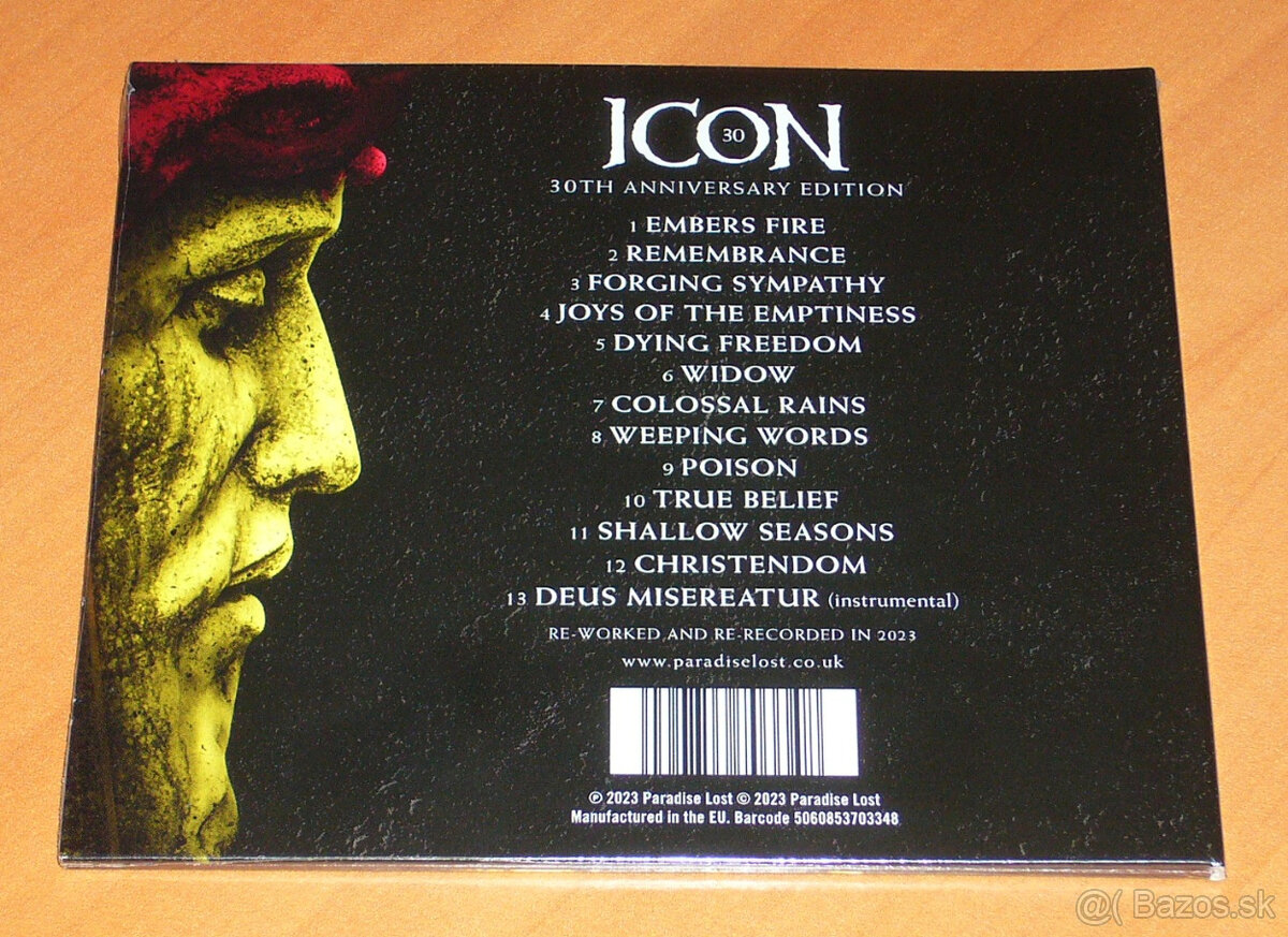 PARADISE LOST - "Icon 30" - 2