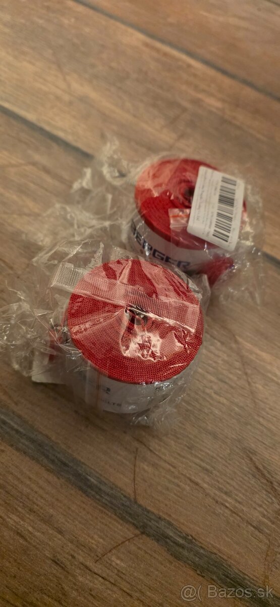 Červené bezpečnostné pásy – 2 ks - 2