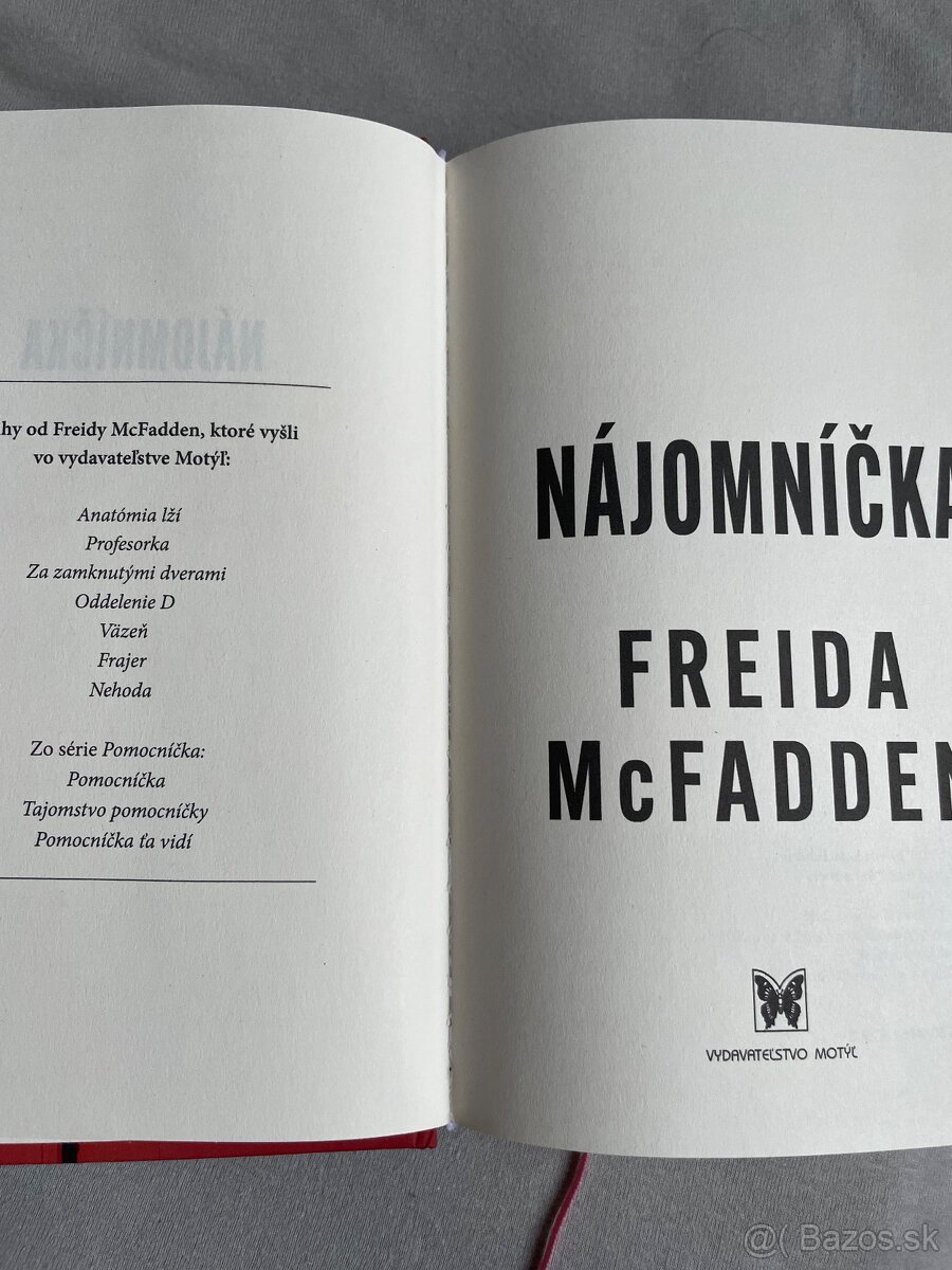 Nájomníčka - Freida McFadden - 2