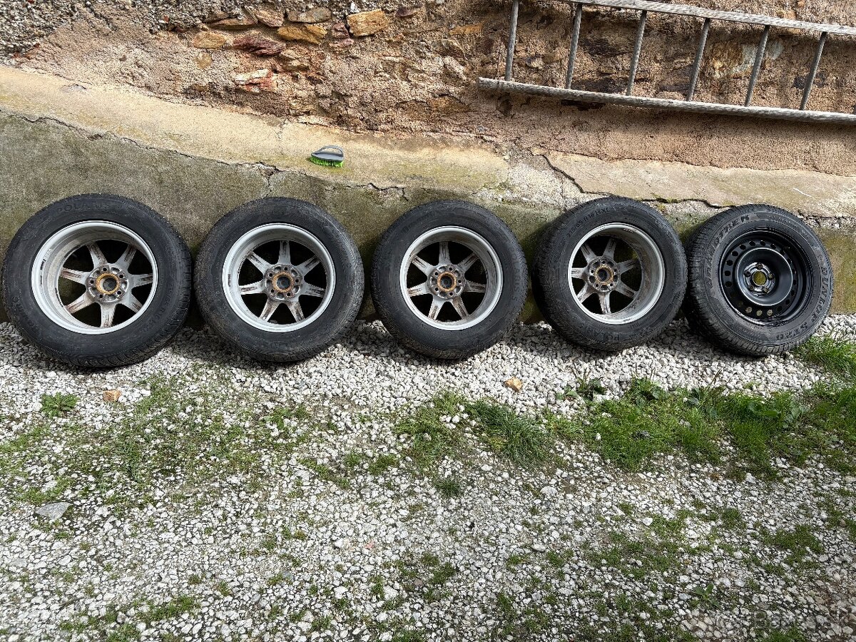 Predam elektrony s gumami 5x114 r16 - 2