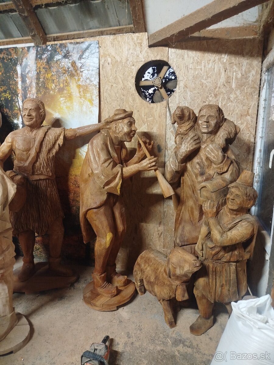 veľký drevený Betlehem - 2