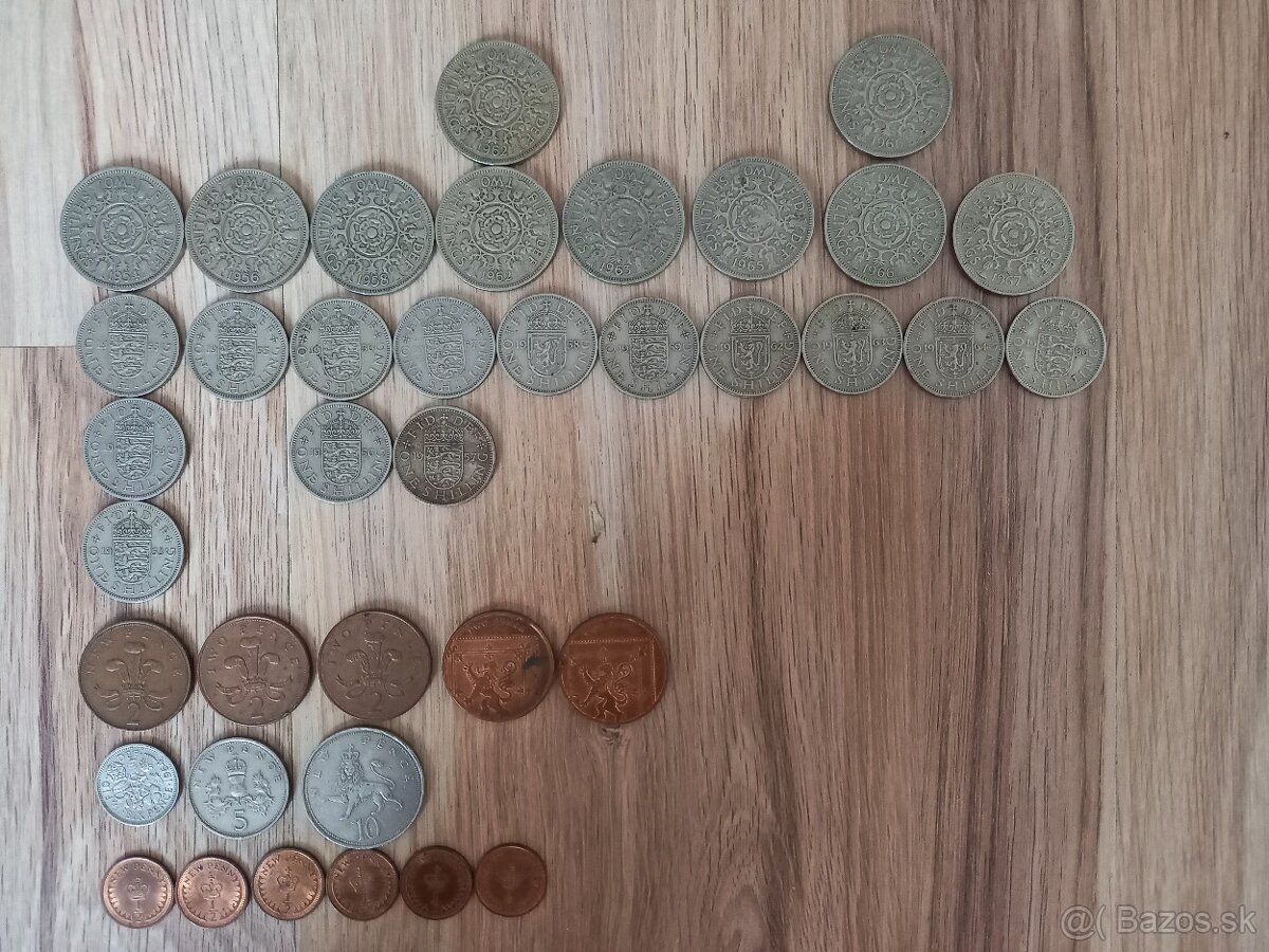 Mince Anglicko Amerika Svedsko - 2