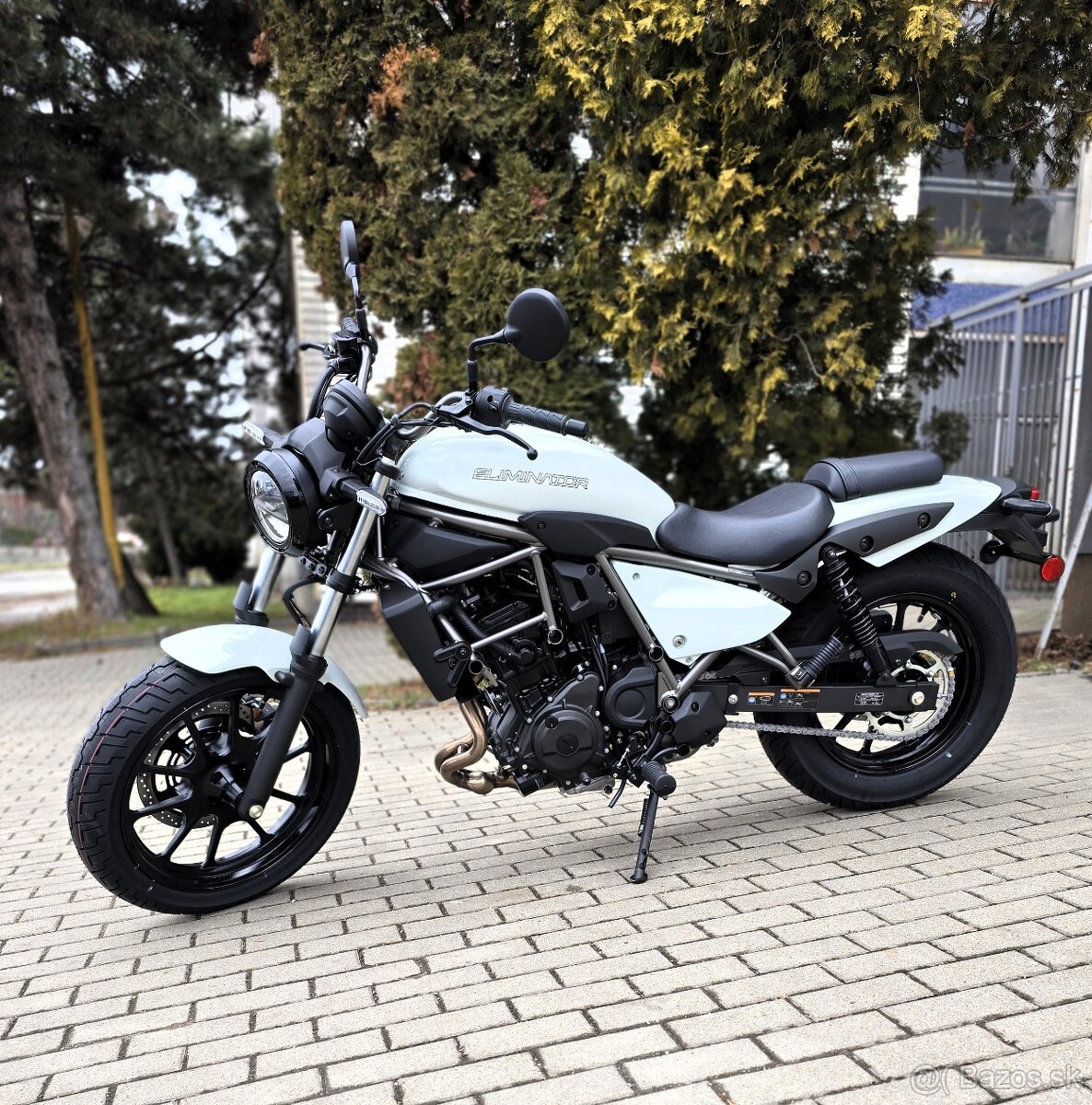 Kawasaki Eliminator 500 biely - 2