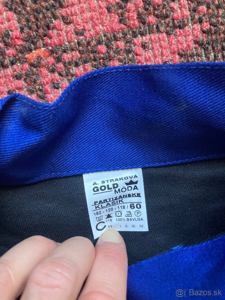 Montérky, nové, slovenská výroba - veľkosť 58, 60,62 - 2