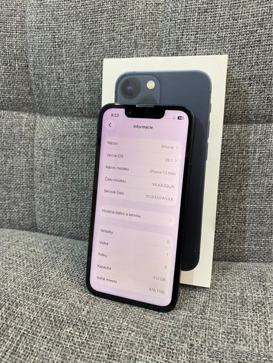 iPhone 13 Mini 512GB (s nedostatkami) - 2
