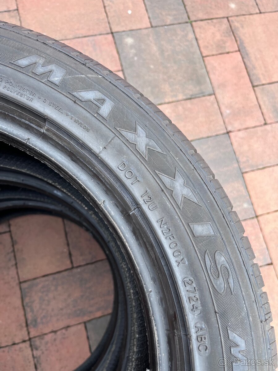Predám Letné pneu Maxxis 215/55/17 - 94V - 2