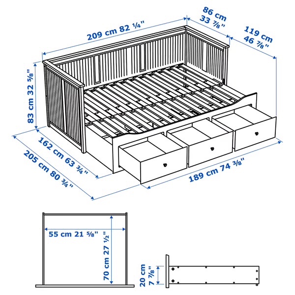 Posteľ Ikea Hemnes - 2