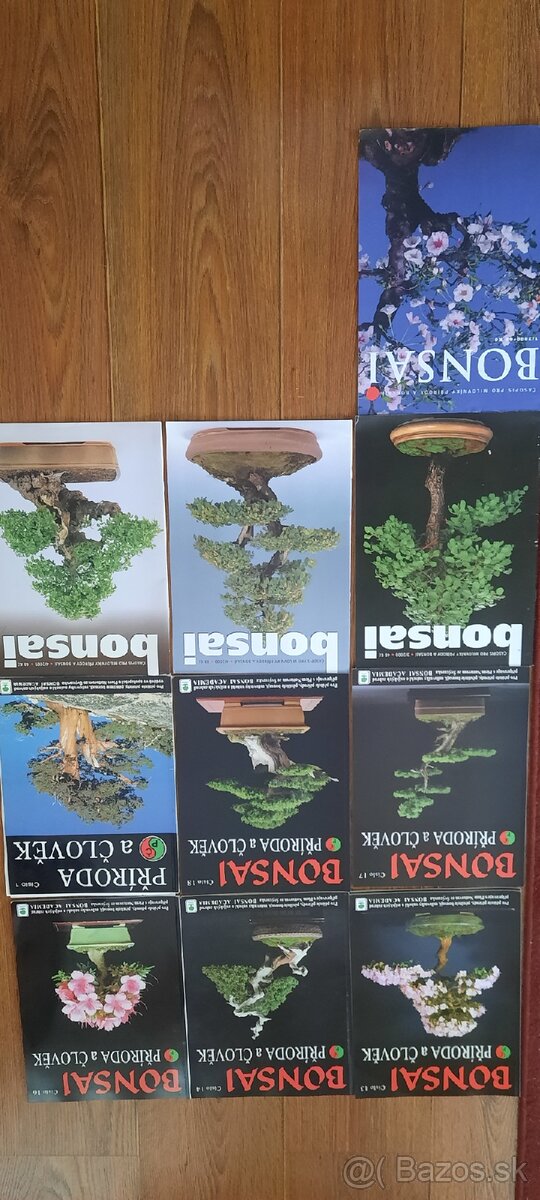 Časopisy Bonsai Příroda a člověk 6x a BONSAI 4x - 2