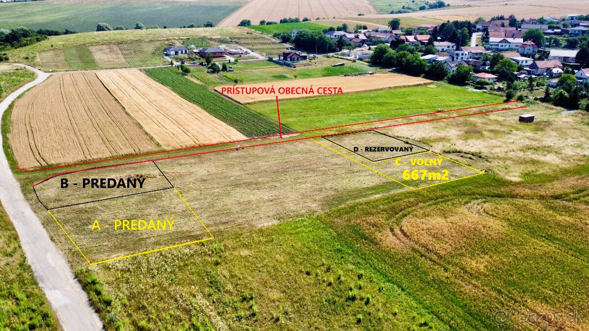 POSLEDNÝ STAVEBNÝ POZEMOK NA PREDAJ 667 m2 NOVÁ POLHORA - 2