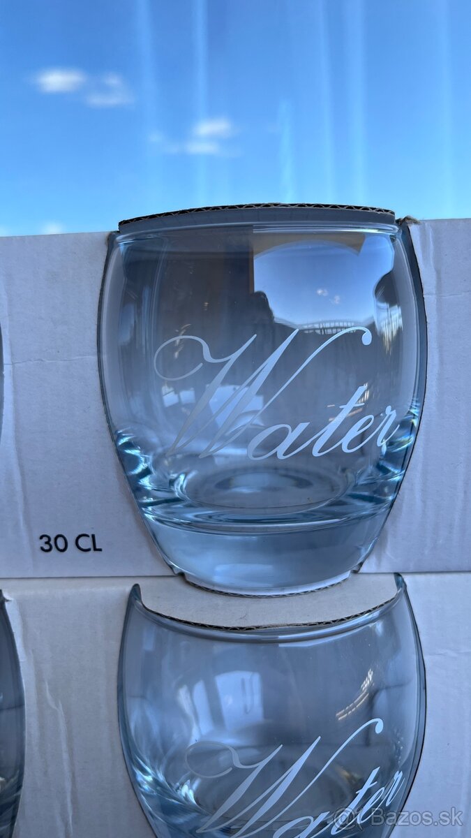 6ks nové pohare na vodu, 3 dcl - 2