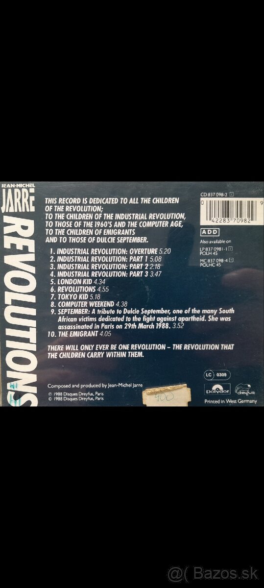 CD Jarre, Vangelis - 2