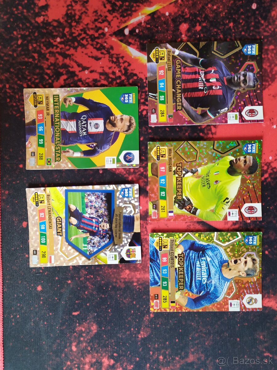 Kartičky futbalistov - 2