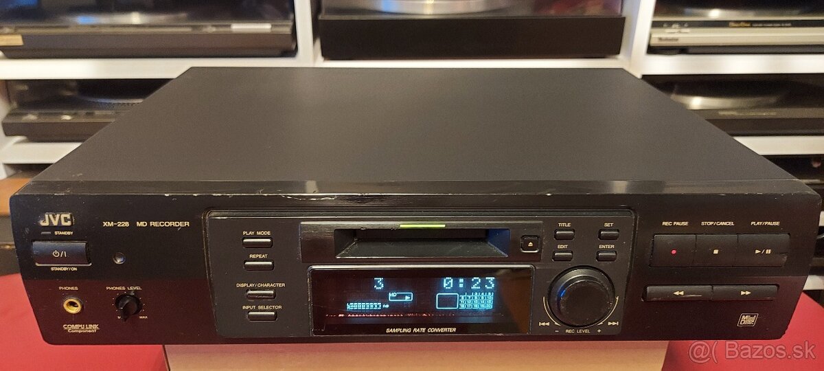 Predám ninidisc rekordér JVC XM-228 - 2