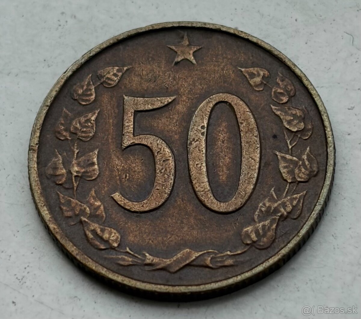 50 halier 1969 variant bez bodky - 2