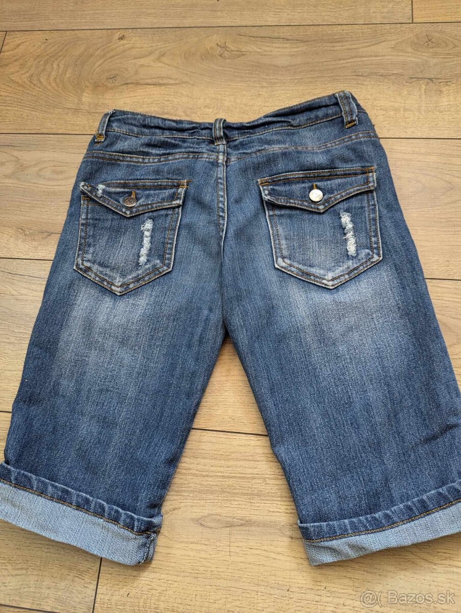 Dámske riflové kraťasy - 2