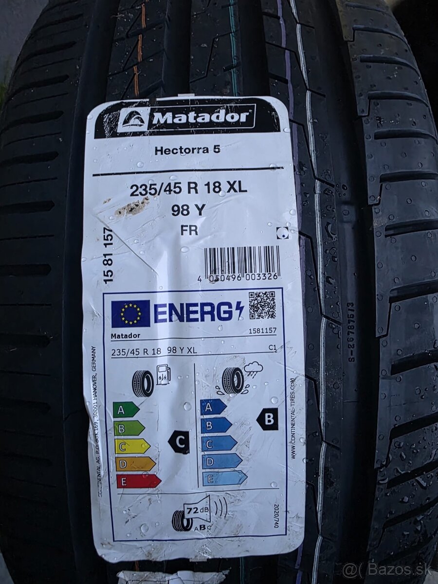 Letne pneumatiky 235/45 r 18 - 2