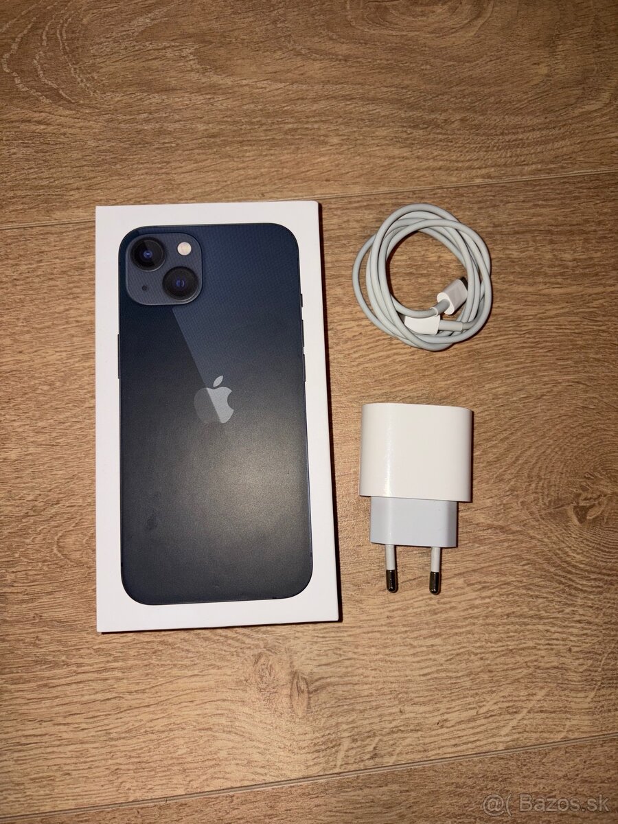 Predám Iphone 13 128GB silno modrý + obaly - 2