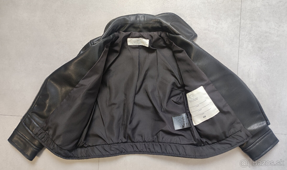 H&M detská koženná bunda 104 - 2