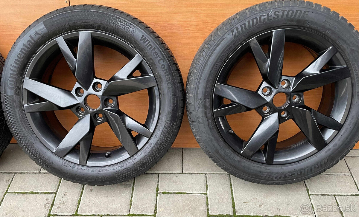 SKODA orig LYRA alu disky 205 55 R17 5x112 Skoda Superb oct - 2