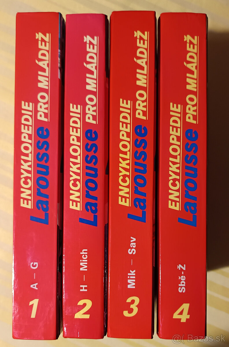 Predam Encyklopedie Larousse pro mladez 1.-4. - 2