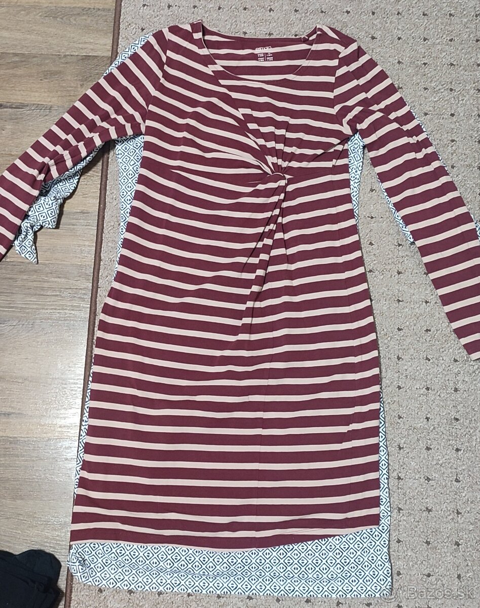 Tehotenské šaty S/M + pančušky - 2