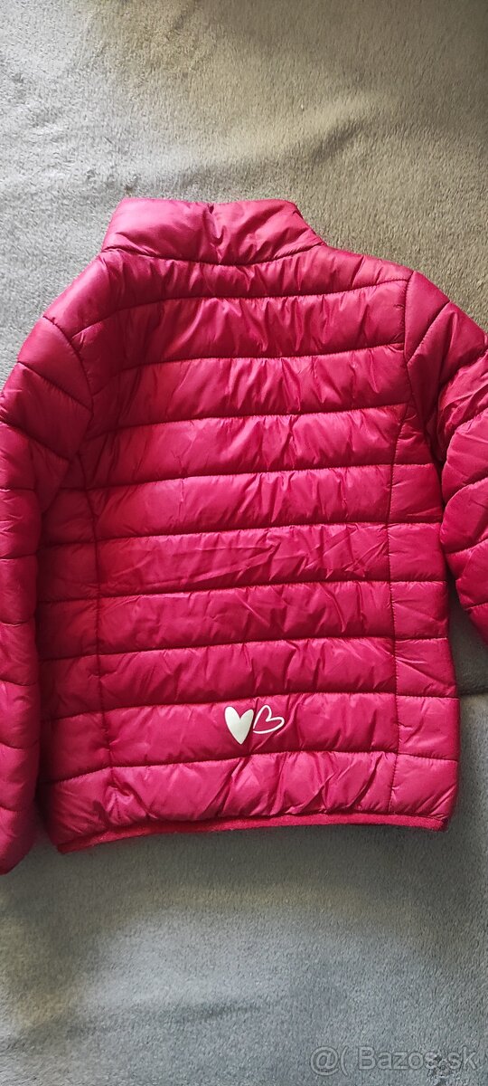 Dievčenská.prešívaná bunda 116 - 2