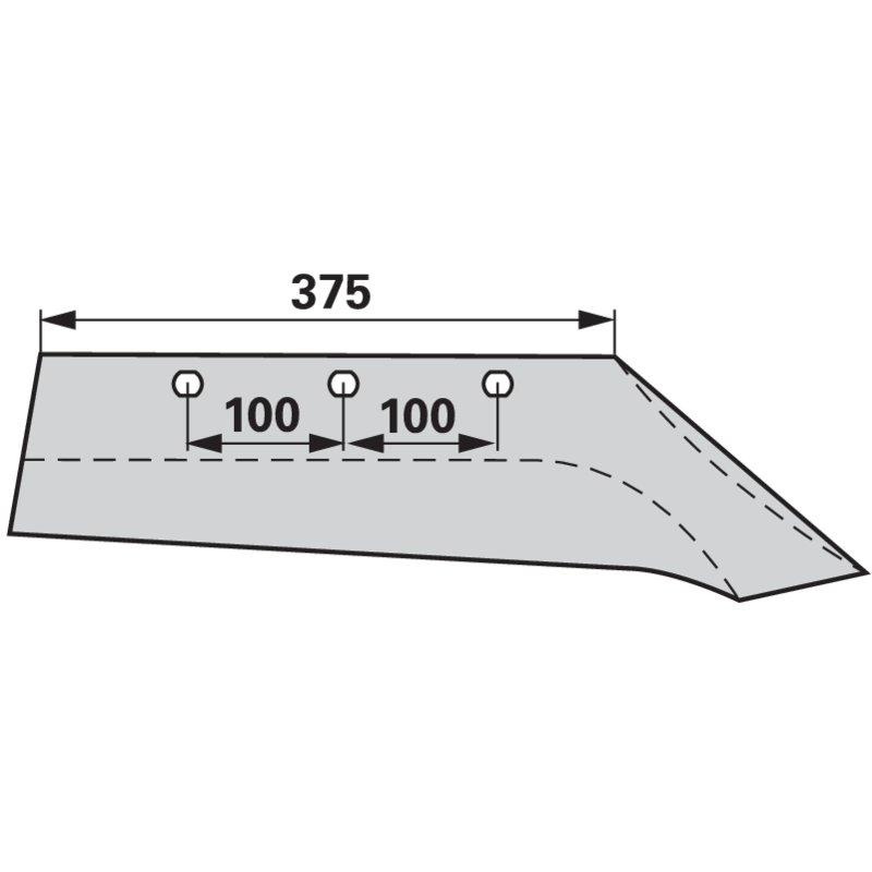 predám pluhové ostrie, lemeše (pravý, ľavý) na pluh Vogel & - 2
