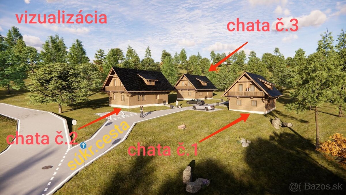 Rekreačná chata novostavba s IS Stará Bystrica - 2