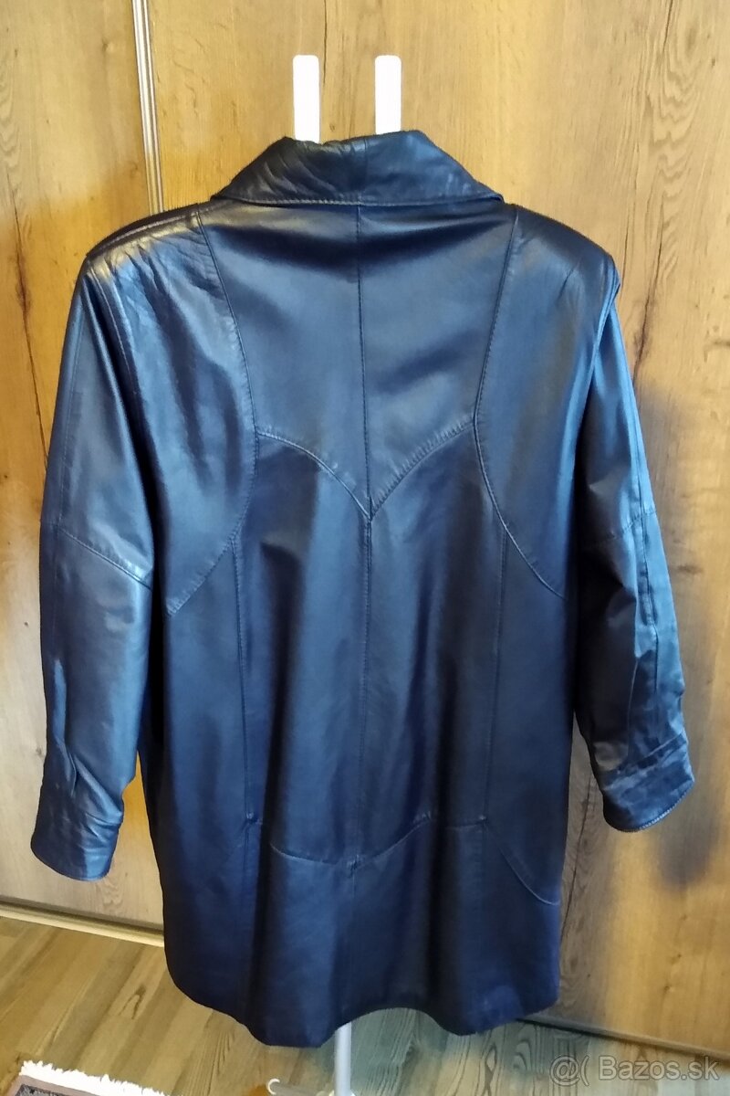 Dámsky kabát kožený XXXL - pravá koža - 2