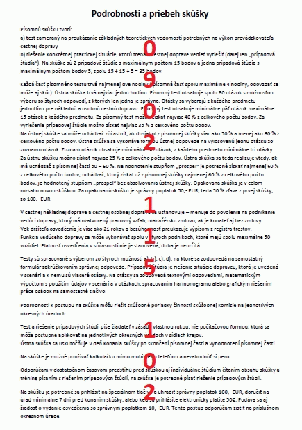 Všetky testové otázky z Medzinárodnej dopravy 3,5t - 2