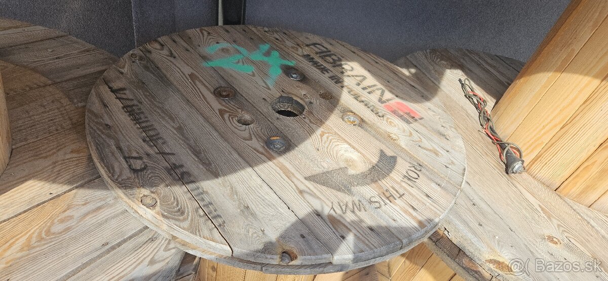 Drevene cievky, stoly, bubne, stoly na zahradu - 2