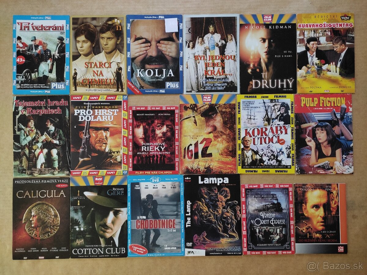 Predám DVD filmy v kartóne...1 - 2