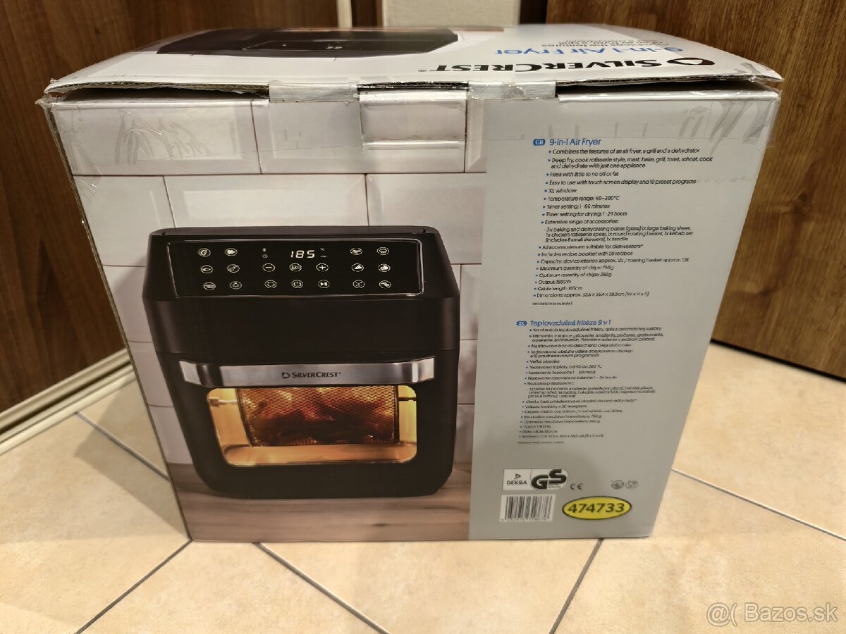 Teplovzdušná fritéza 9 v 1 - 2
