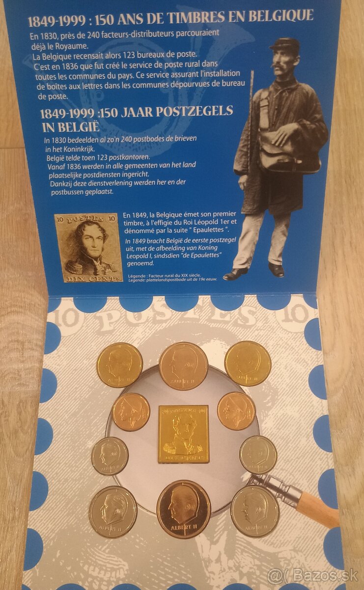 150 rokov belgických poštových znamok - 2